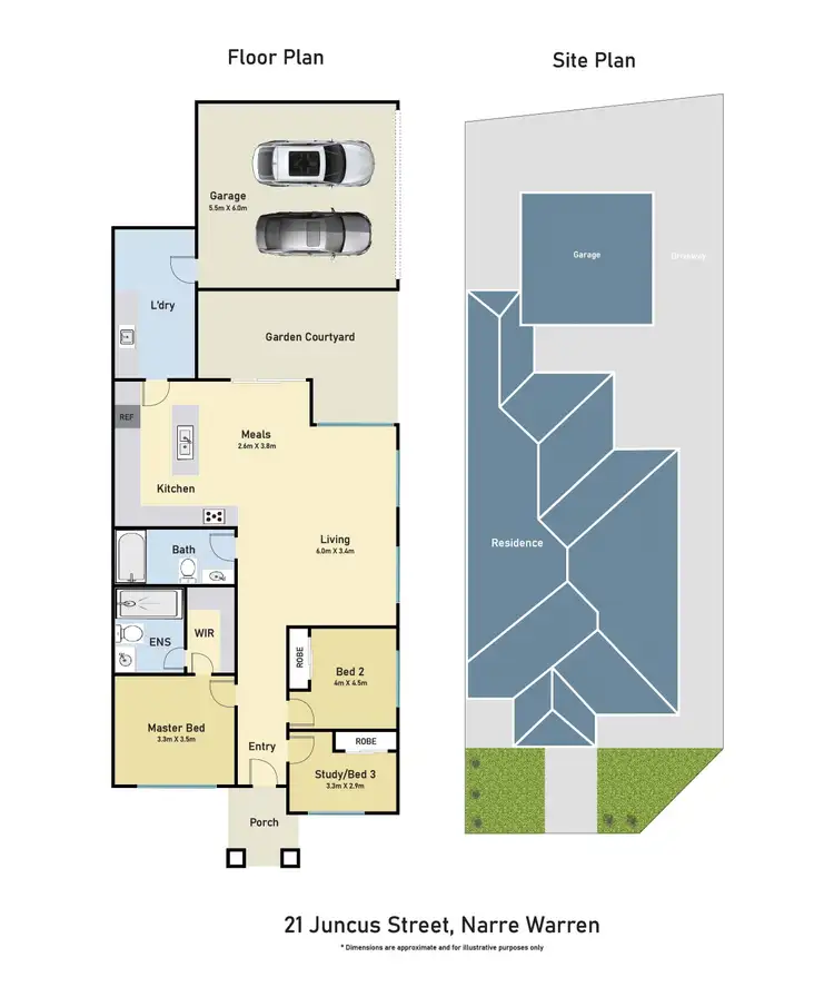 Floorplan of Homely house listing, 21 Juncus Street, Narre Warren VIC 3805
