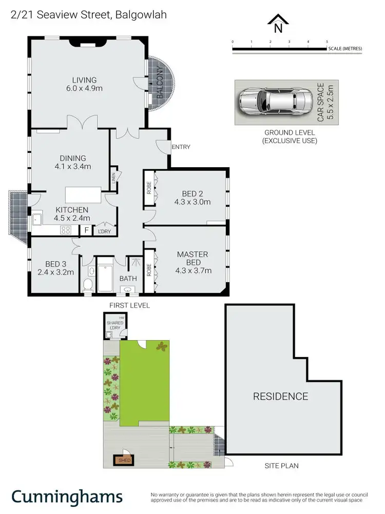 Floorplan of Homely semi-detached listing, 2/21 Seaview Street, Balgowlah NSW 2093