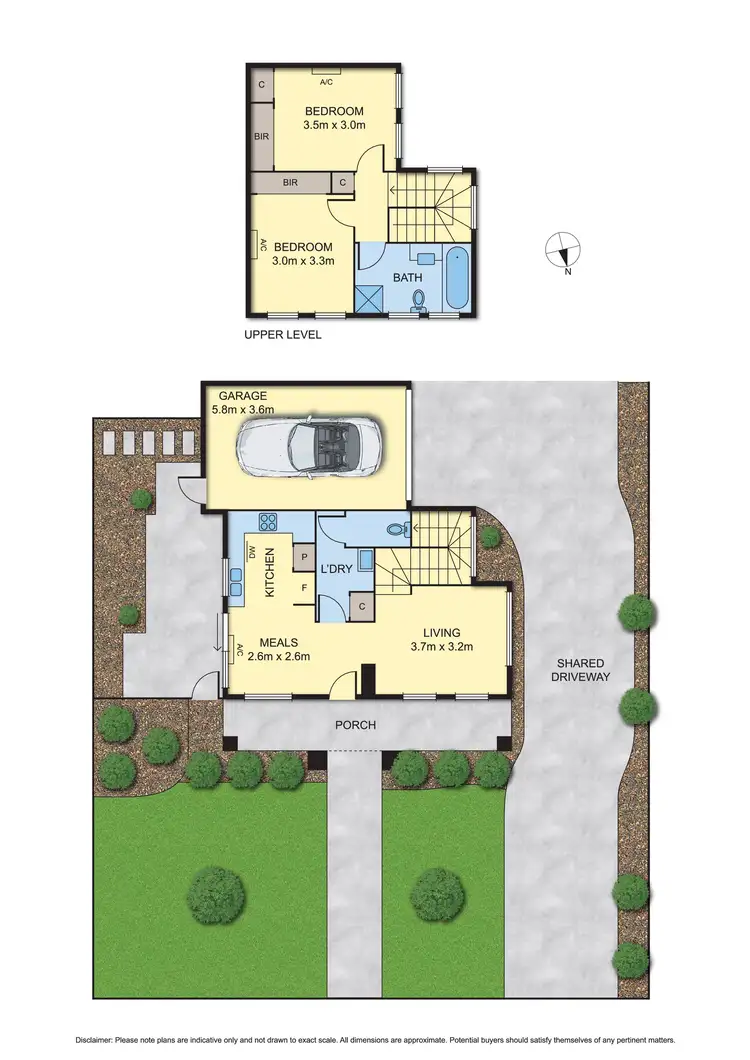 Floorplan of Homely townhouse listing, 1/20 Keilor Avenue, Reservoir VIC 3073