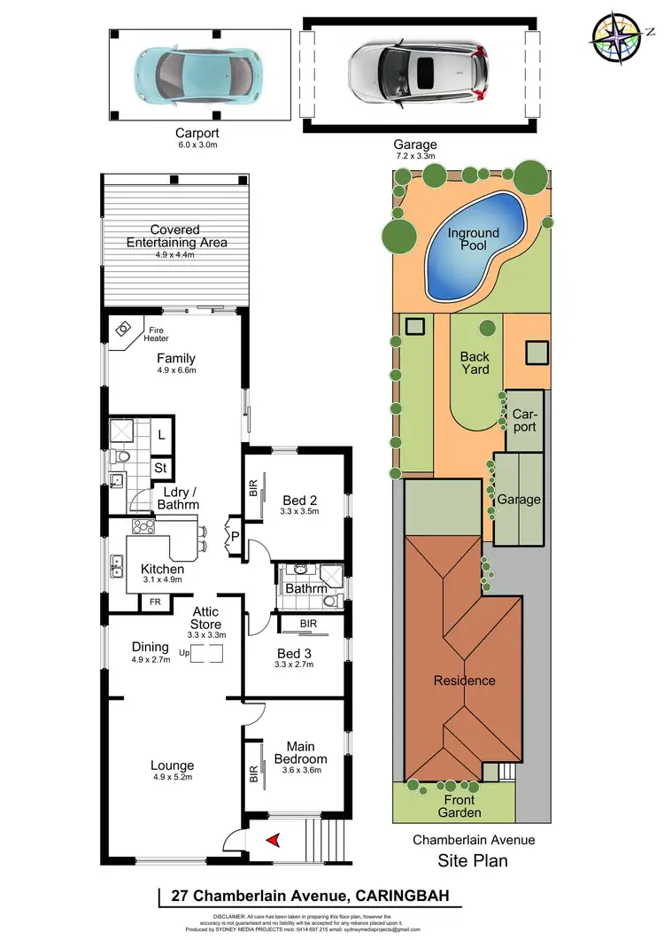 Floorplan of Homely house listing, 27 Chamberlain Avenue, Caringbah NSW 2229