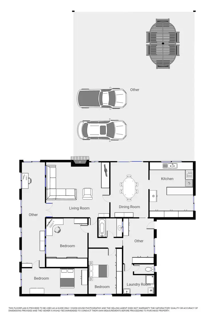 Floorplan of Homely rural property listing, 72 Dacelo Avenue, Red Cliffs VIC 3496
