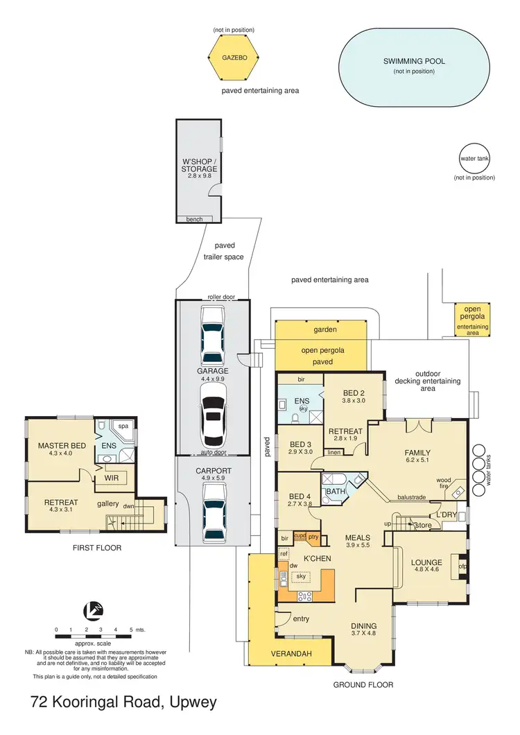 Floorplan of Homely house listing, 72 Kooringal Road, Upwey VIC 3158