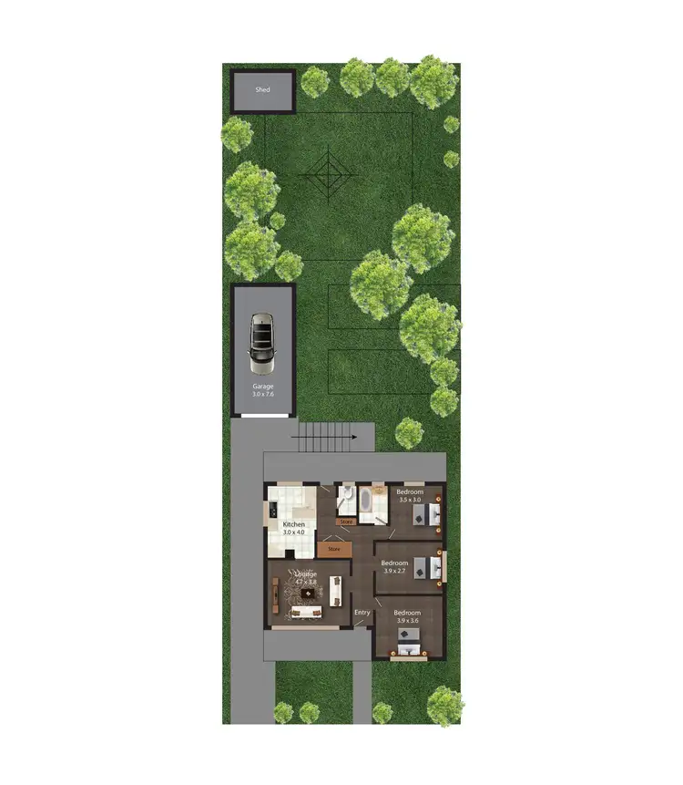 Floorplan of Homely house listing, 84 Ross Road, Queanbeyan NSW 2620