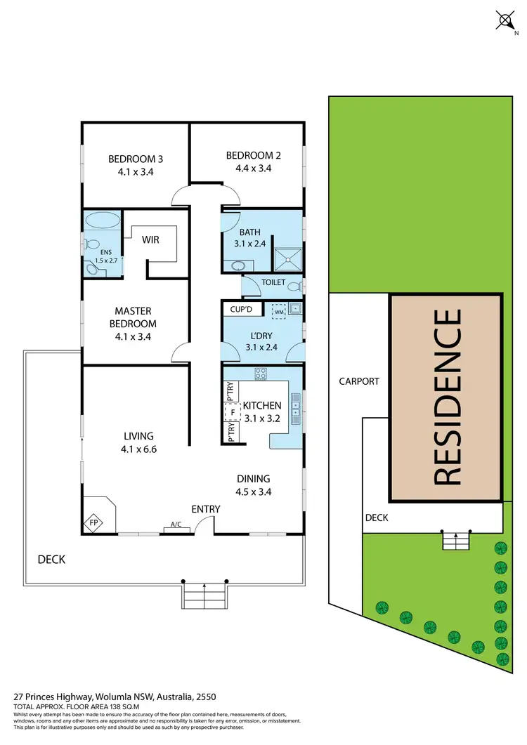 Floorplan of Homely house listing, 27 Princes Highway, Wolumla NSW 2550