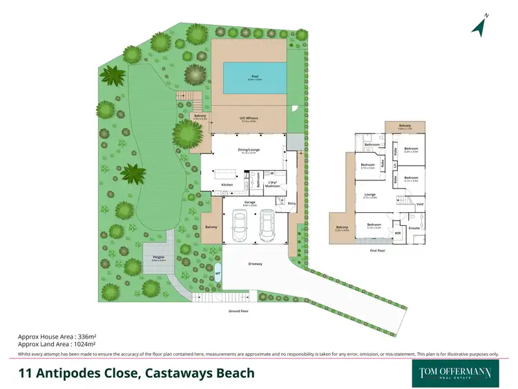Floorplan of Homely house listing, 11 Antipodes Close, Castaways Beach QLD 4567
