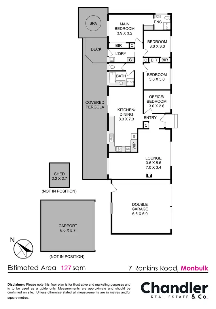 Floorplan of Homely house listing, 7 Rankins Road, Monbulk VIC 3793