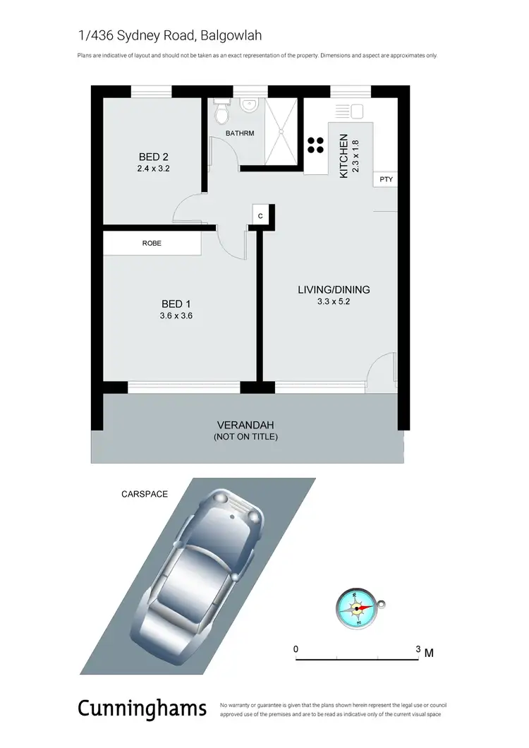 Floorplan of Homely apartment listing, 1/436 Sydney Road, Balgowlah NSW 2093