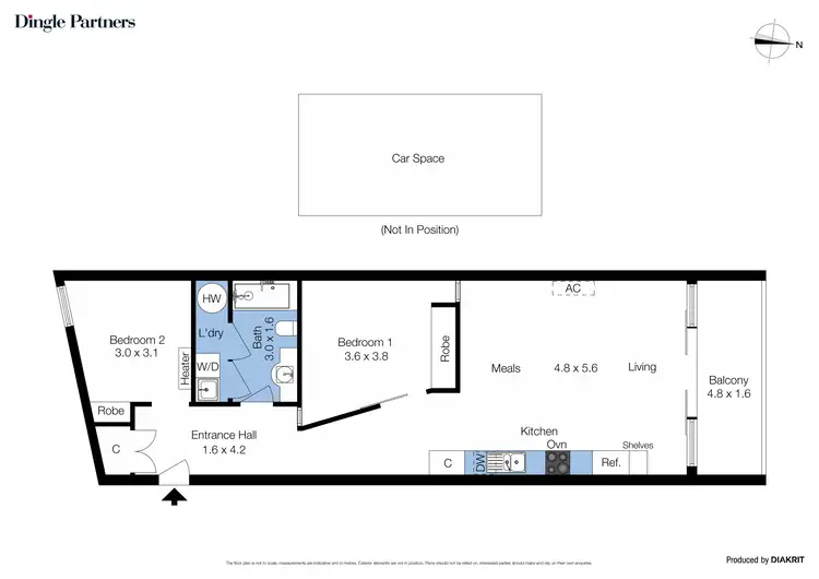 Floorplan of Homely apartment listing, 12/30 Tanner Street, Richmond VIC 3121