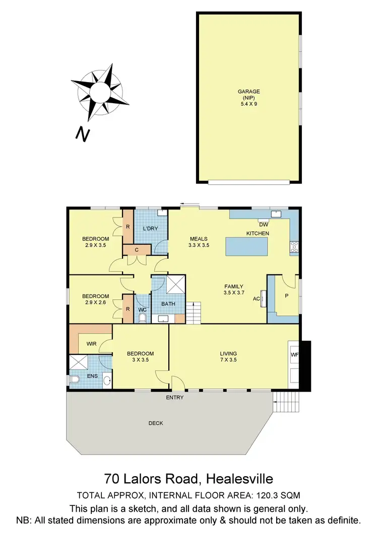Floorplan of Homely house listing, 70 Lalors Road, Healesville VIC 3777