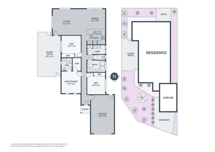 Floorplan of Homely house listing, 12 Ladislaw Drive, Epping VIC 3076