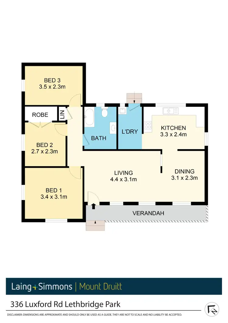 Floorplan of Homely house listing, 336 Luxford Road, Lethbridge Park NSW 2770