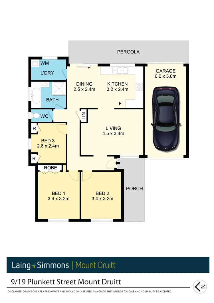 Floorplan of Homely villa listing, 9/19 Plunkett Crescent, Mount Druitt NSW 2770