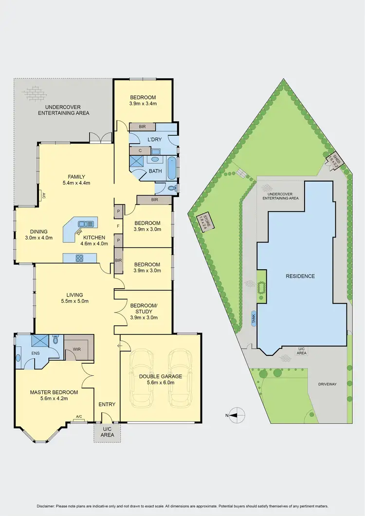 Floorplan of Homely house listing, 4 Grangemouth Place, Greenvale VIC 3059