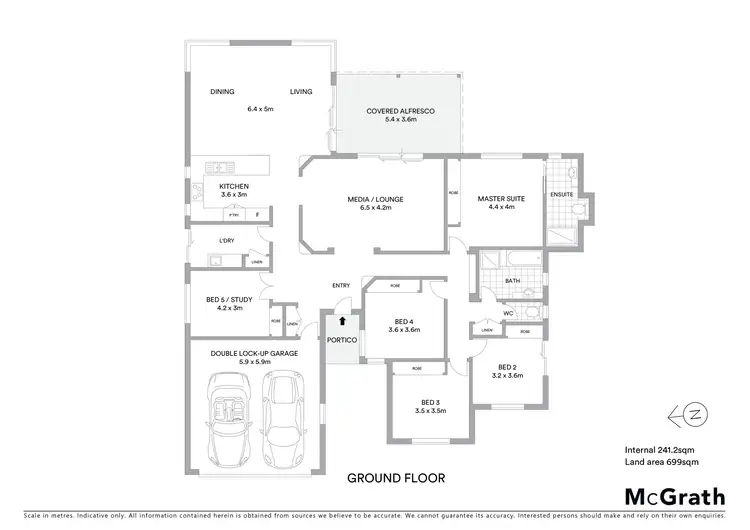 Floorplan of Homely house listing, 1 Edwardson Drive, Pelican Waters QLD 4551