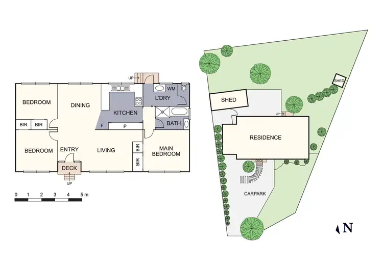Floorplan of Homely house listing, 5 Nairana Court, Ferntree Gully VIC 3156