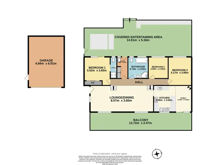 Floorplan of Homely house listing, 70 Barton Drive, Kiama Downs NSW 2533