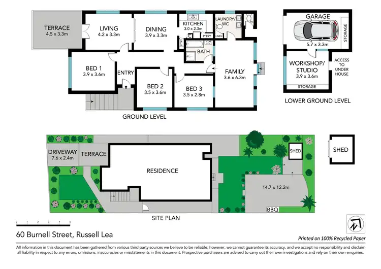 Floorplan of Homely house listing, 60 Burnell Street, Russell Lea NSW 2046