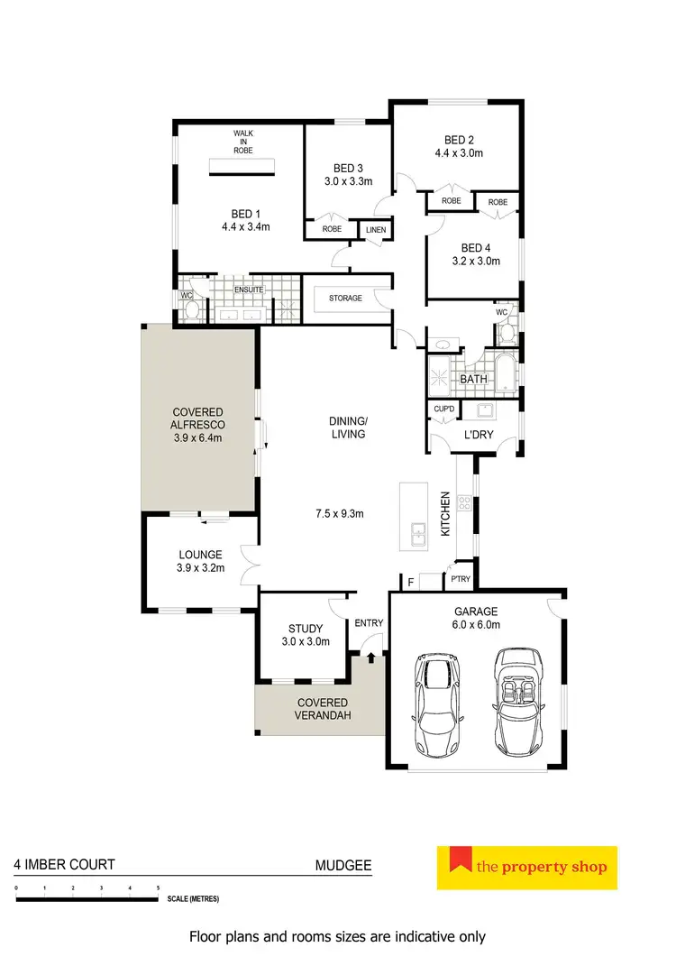 Floorplan of Homely house listing, 4 Imber Court, Mudgee NSW 2850