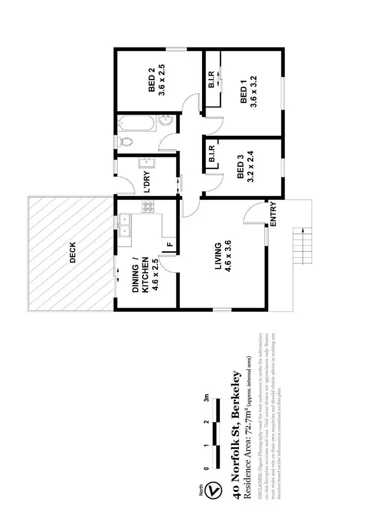 Floorplan of Homely house listing, 40 Norfolk Street, Berkeley NSW 2506