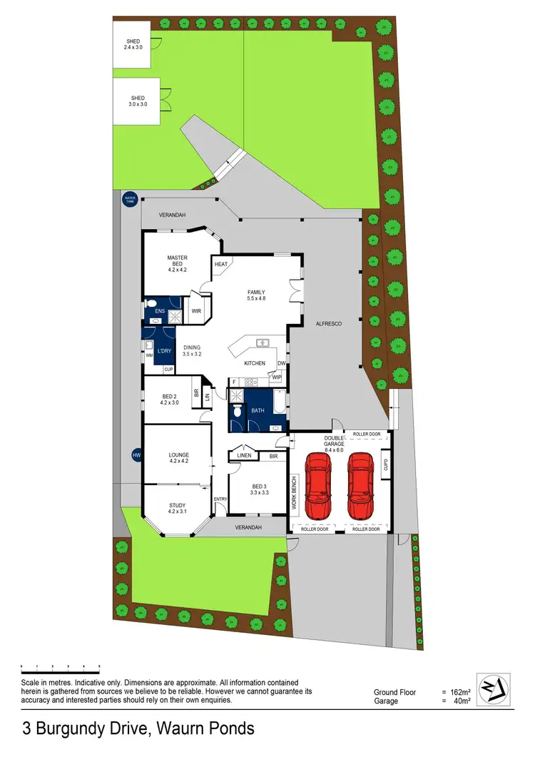 Floorplan of Homely house listing, 3 Burgundy Drive, Waurn Ponds VIC 3216