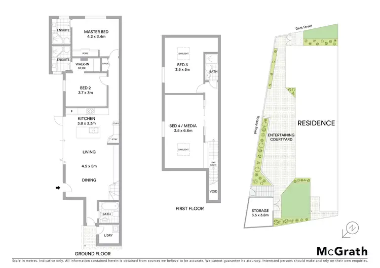 Floorplan of Homely house listing, 1 Dent Street, Botany NSW 2019