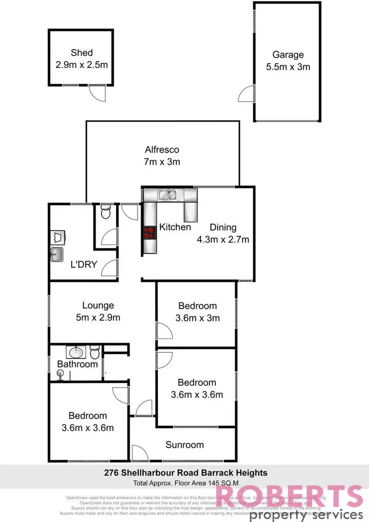 Floorplan of Homely house listing, 276 Shellharbour Road, Barrack Heights NSW 2528