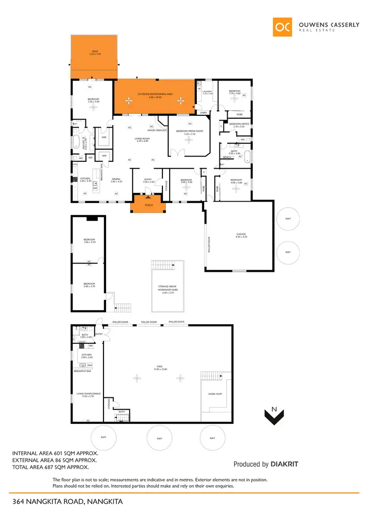 Floorplan of Homely rural property listing, 364 Nangkita Road, Nangkita SA 5210