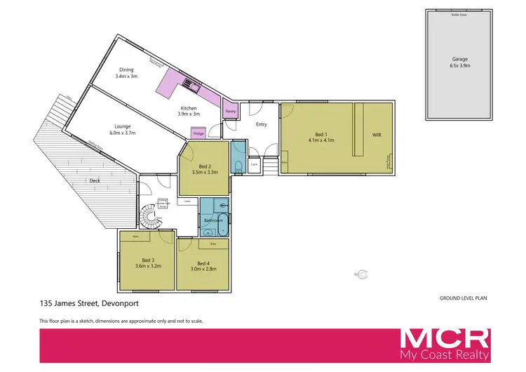 Floorplan of Homely house listing, 135 James Street, Devonport TAS 7310
