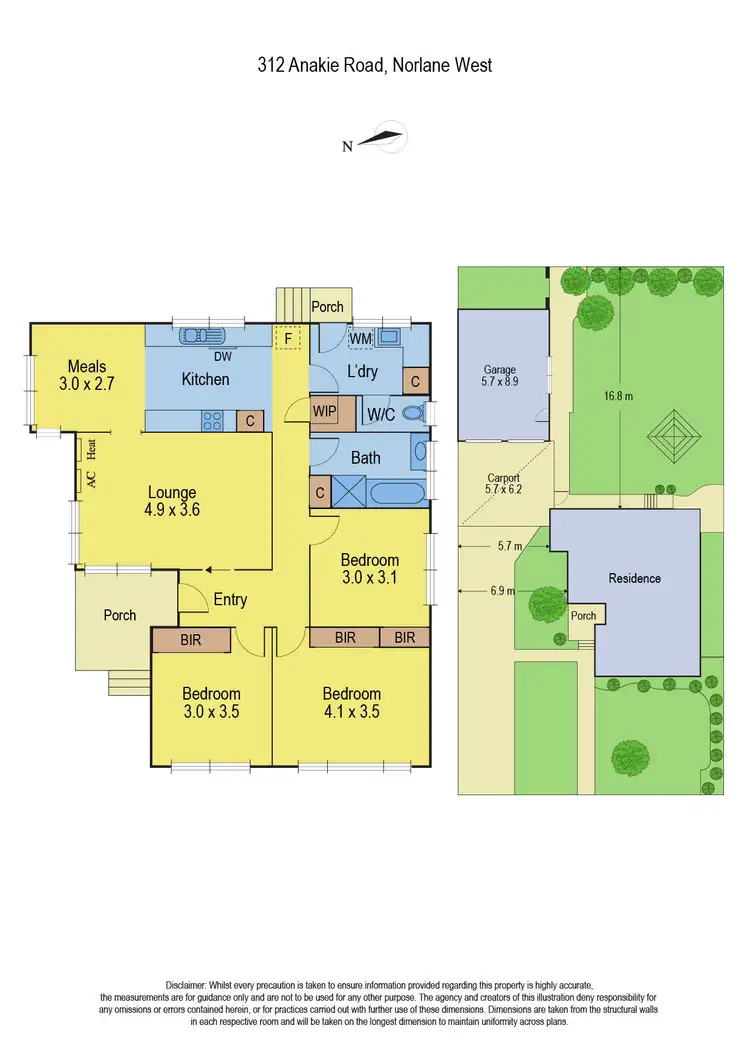 Floorplan of Homely house listing, 312 Anakie Road, Norlane VIC 3214