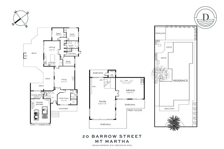 Floorplan of Homely house listing, 20 Barrow Street, Mount Martha VIC 3934