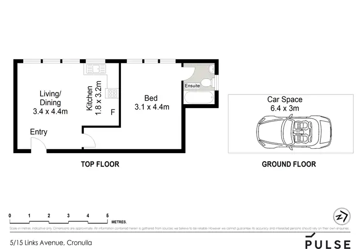 Floorplan of Homely apartment listing, 5/15 Links Avenue, Cronulla NSW 2230