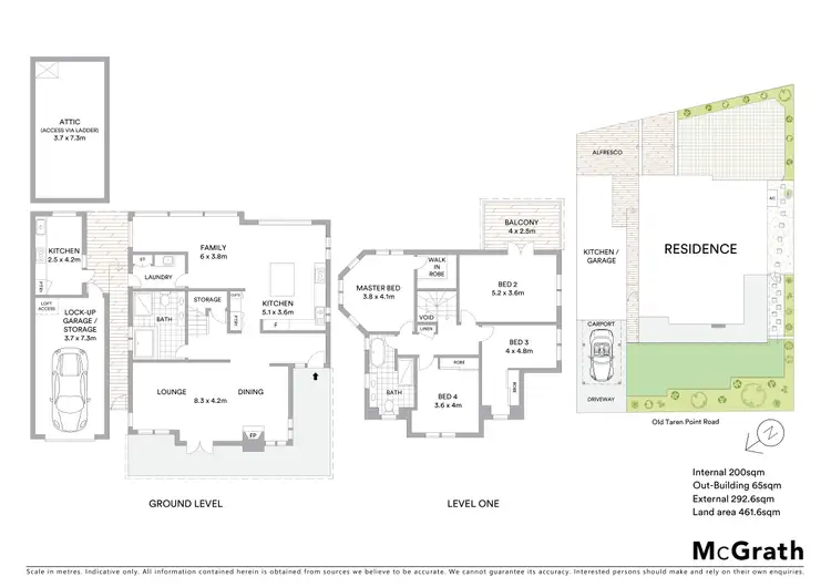 Floorplan of Homely house listing, 22 Old Taren Point Road, Taren Point NSW 2229