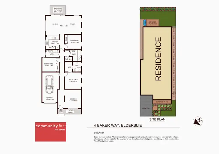 Floorplan of Homely house listing, 4 Baker Way, Elderslie NSW 2570
