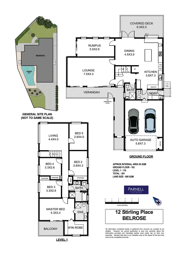Floorplan of Homely house listing, 12 Stirling Place, Belrose NSW 2085