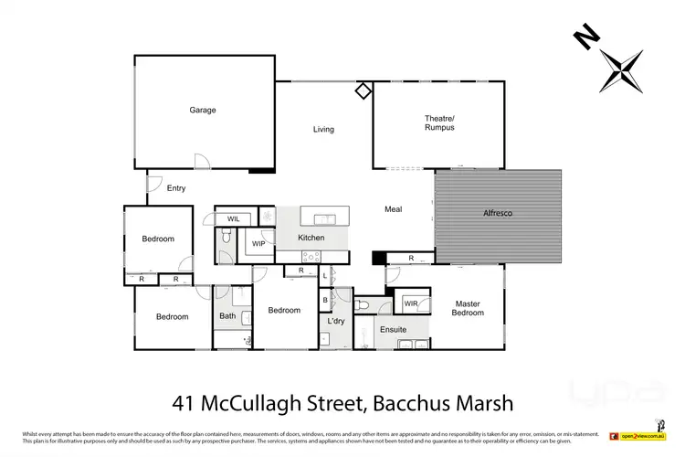 Floorplan of Homely house listing, 41 McCullagh Street, Bacchus Marsh VIC 3340