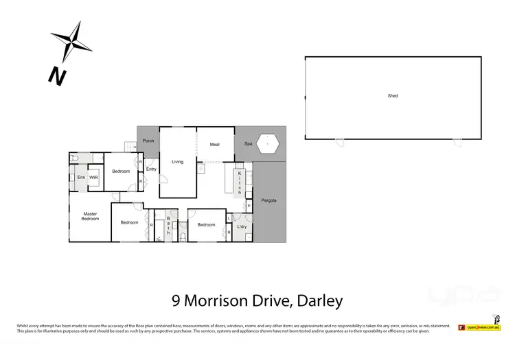 Floorplan of Homely house listing, 9 Morrison Drive, Darley VIC 3340