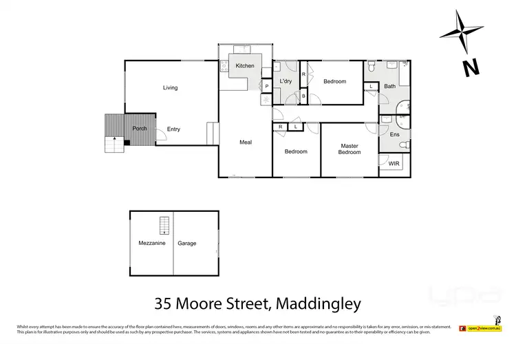 Floorplan of Homely house listing, 35 Moore Street, Maddingley VIC 3340