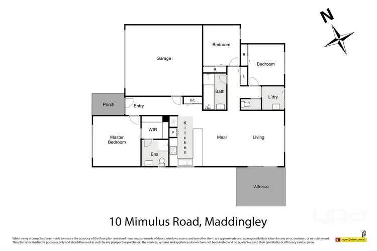 Floorplan of Homely house listing, 10 Mimulus Road, Maddingley VIC 3340
