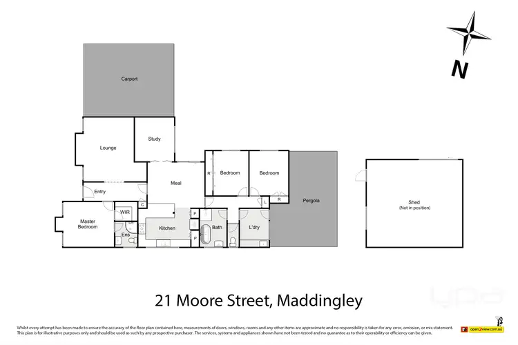 Floorplan of Homely house listing, 21 Moore Street, Maddingley VIC 3340