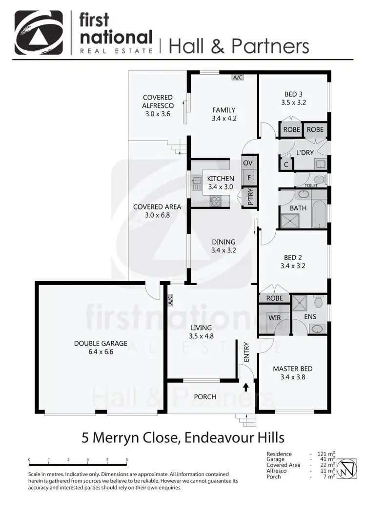 Floorplan of Homely house listing, 5 Merryn Close, Endeavour Hills VIC 3802