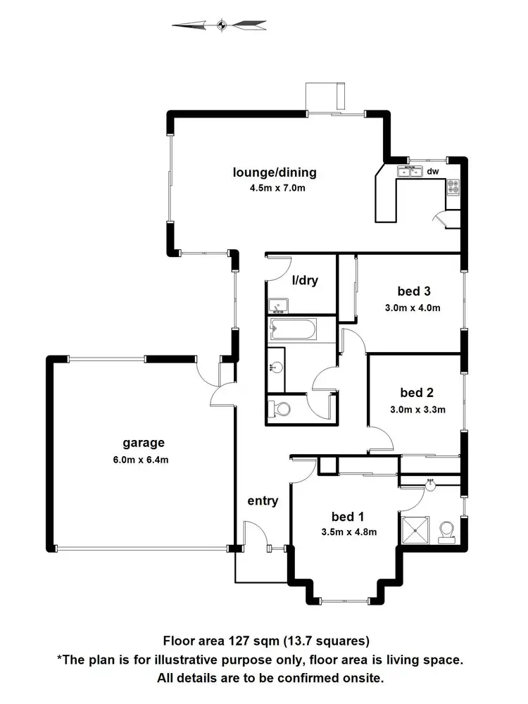 Floorplan of Homely townhouse listing, 3/13A Elamo Road, Healesville VIC 3777
