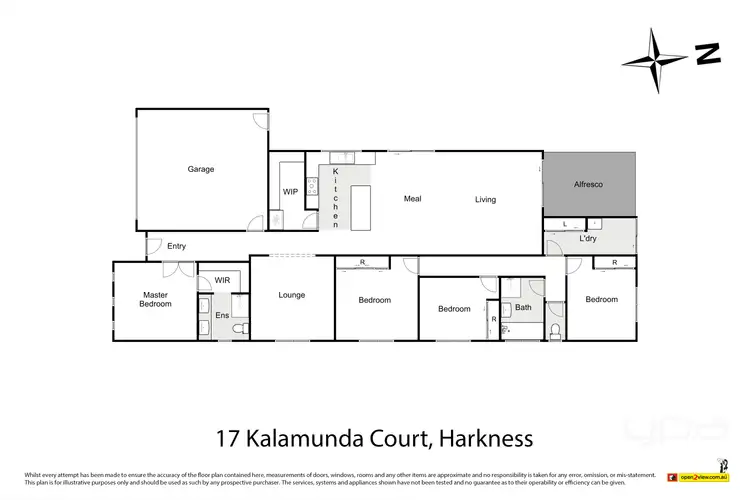 Floorplan of Homely house listing, 17 Kalamunda Court, Harkness VIC 3337