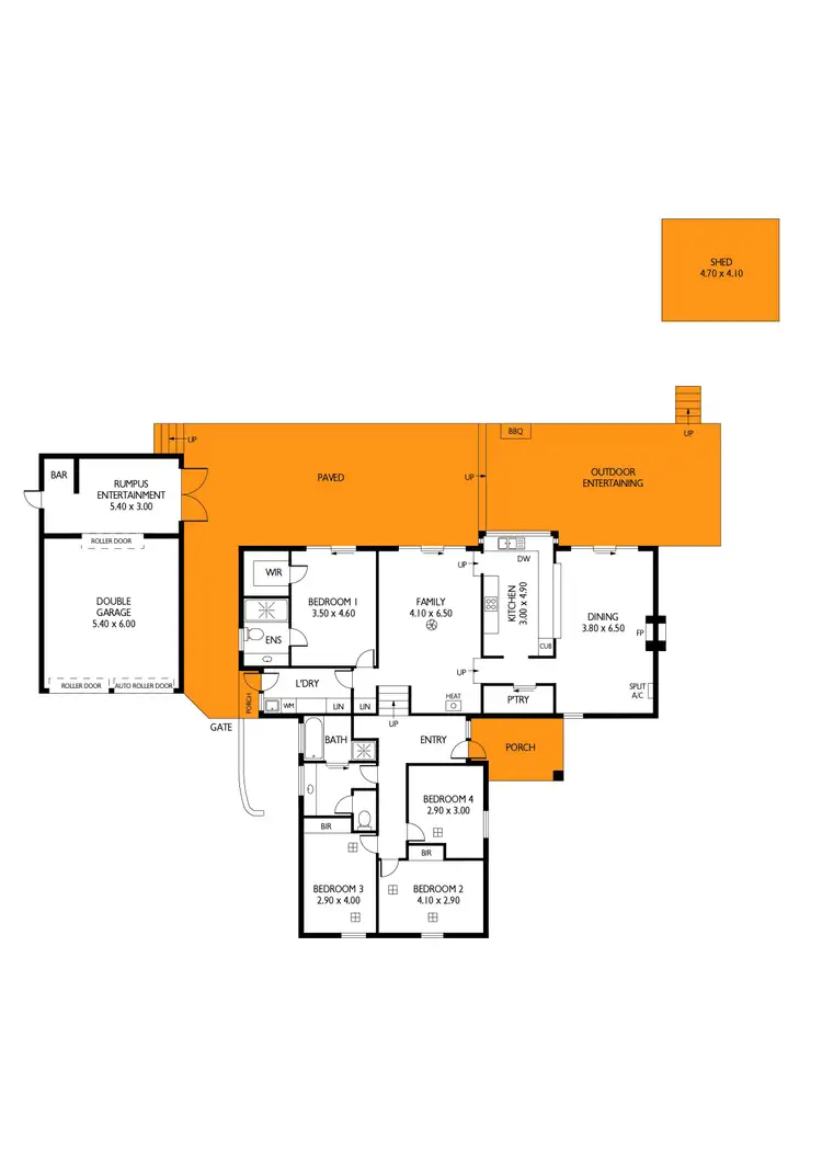 Floorplan of Homely house listing, 4 Busby Court, Wynn Vale SA 5127