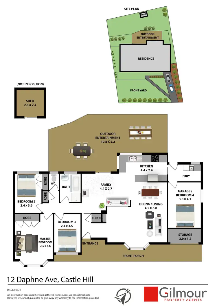 Floorplan of Homely house listing, 12 Daphne Avenue, Castle Hill NSW 2154