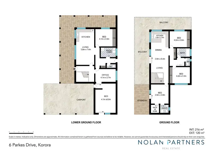 Floorplan of Homely house listing, 6 Parkes Drive, Korora NSW 2450