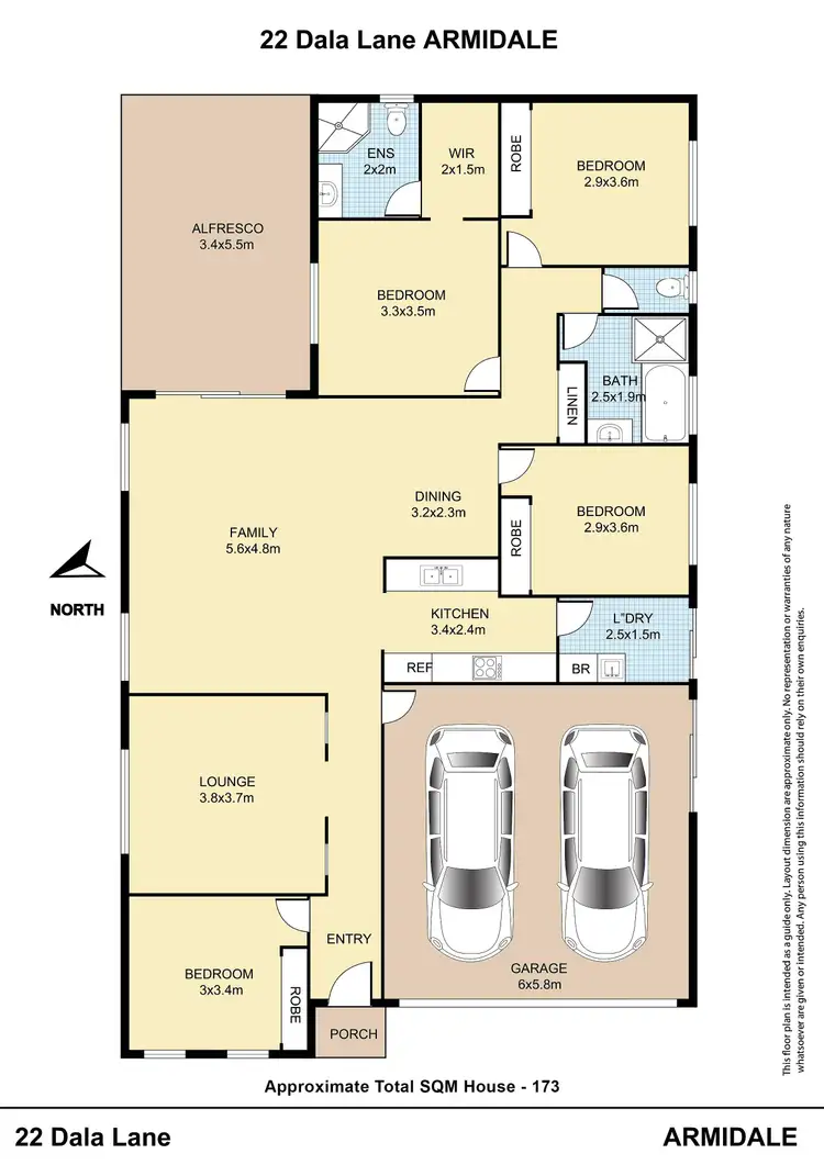 Floorplan of Homely house listing, 22 Dala Lane, Armidale NSW 2350