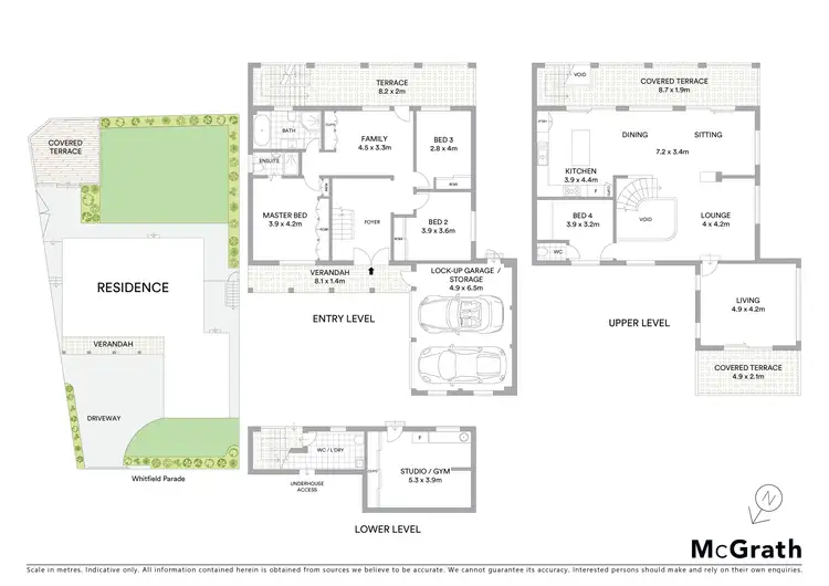 Floorplan of Homely house listing, 75 Whitfield Parade, Hurstville Grove NSW 2220