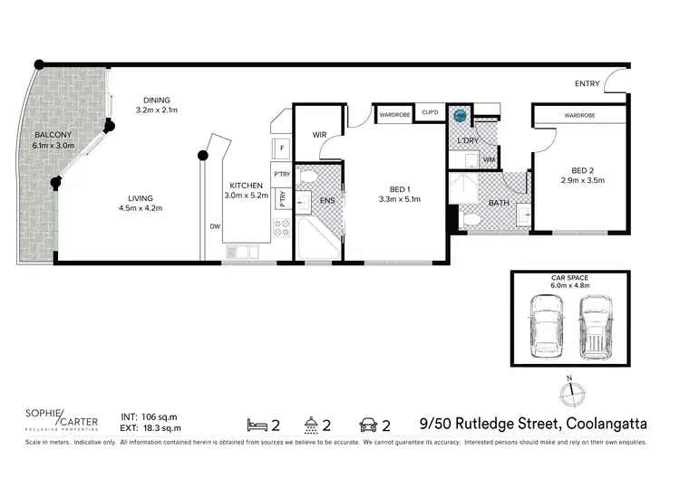 Floorplan of Homely unit listing, 9/50 Rutledge Street, Coolangatta QLD 4225