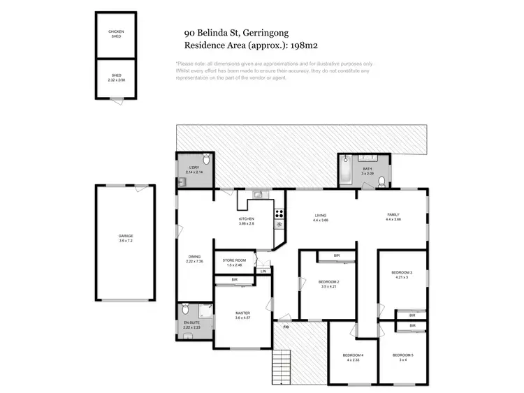 Floorplan of Homely house listing, 90 Belinda Street, Gerringong NSW 2534