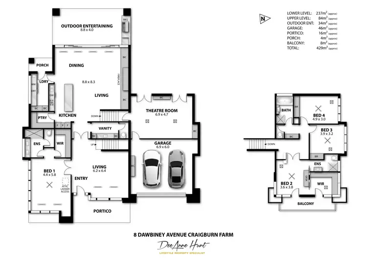Floorplan of Homely house listing, 18 Dawbiney Avenue, Craigburn Farm SA 5051